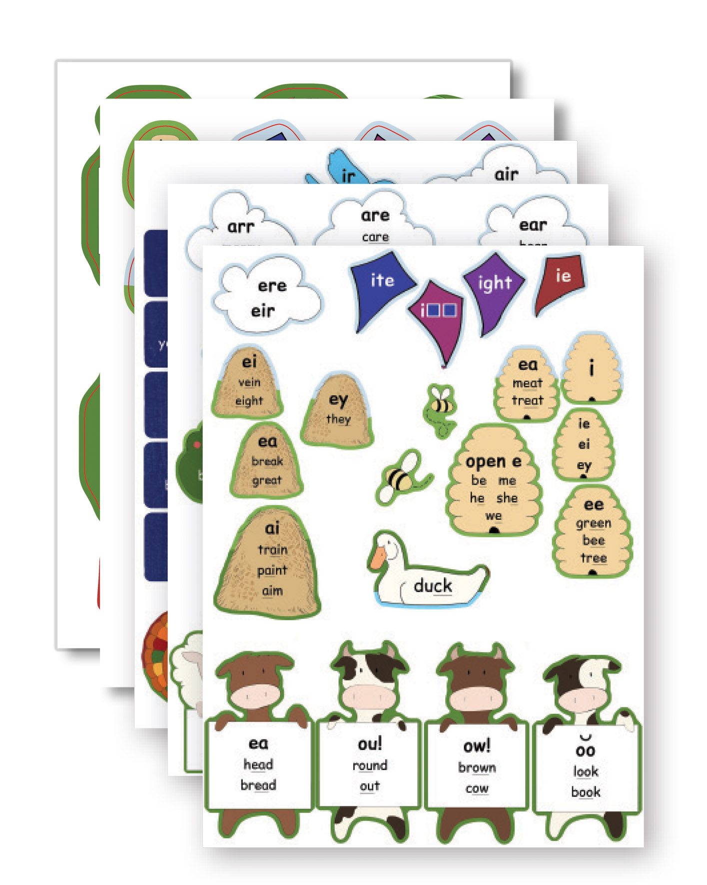 Primary Arts of Language: Phonetic Farm [Folder with Stickers]