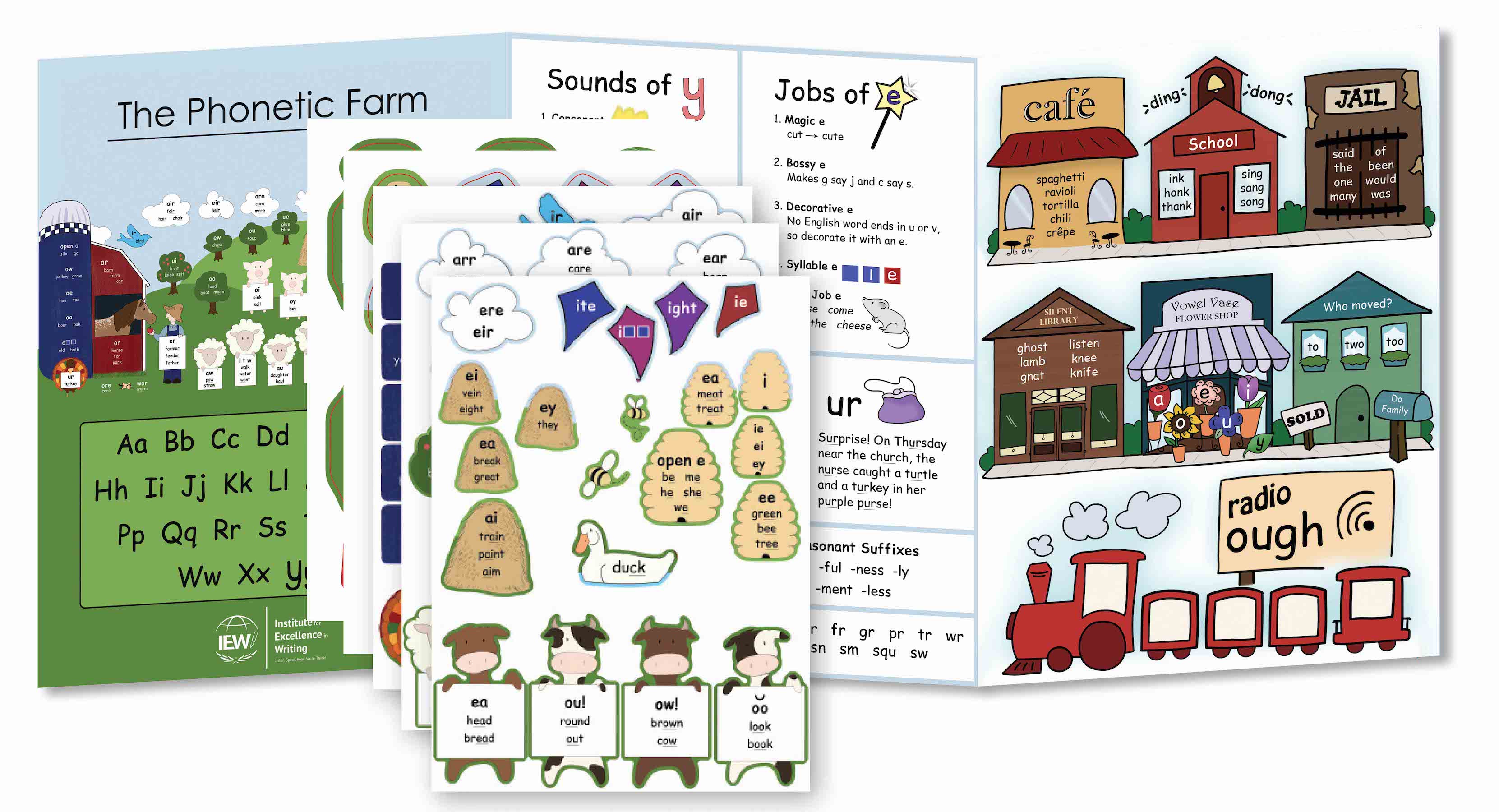 Primary Arts of Language: Phonetic Farm [Folder with Stickers]