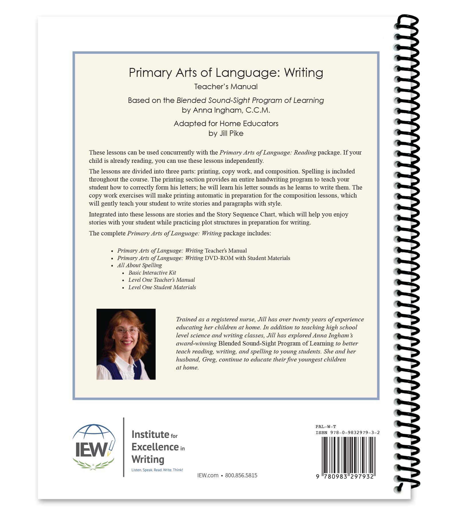 Primary Arts of Language: Writing Teacher’s Manual