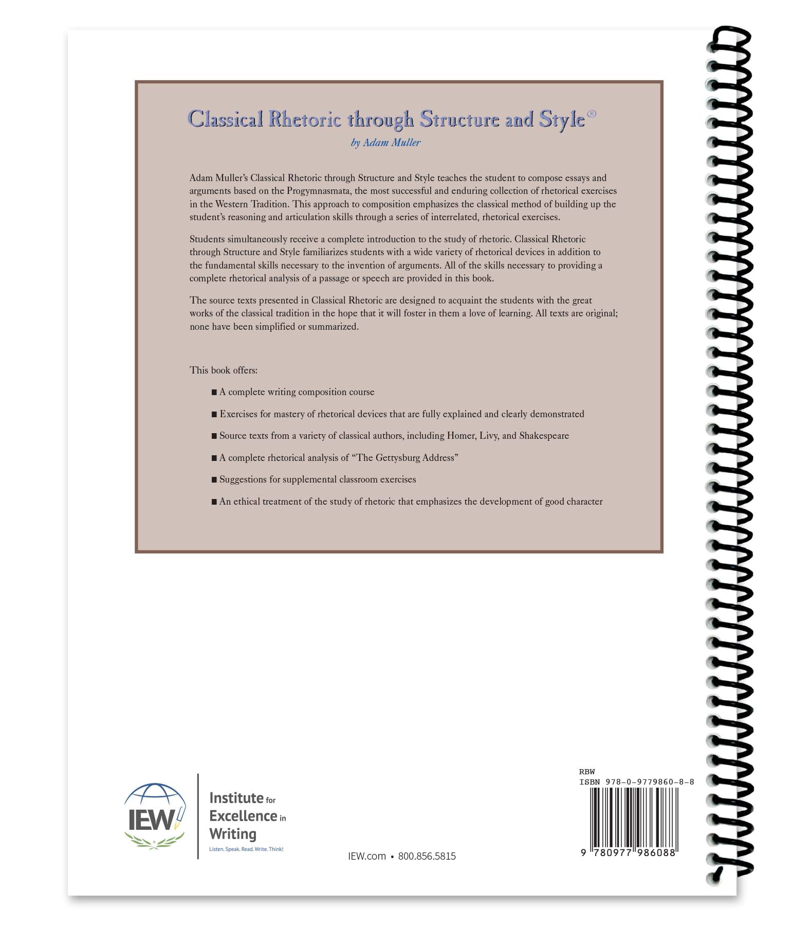 Classical Rhetoric through Structure and Style®
