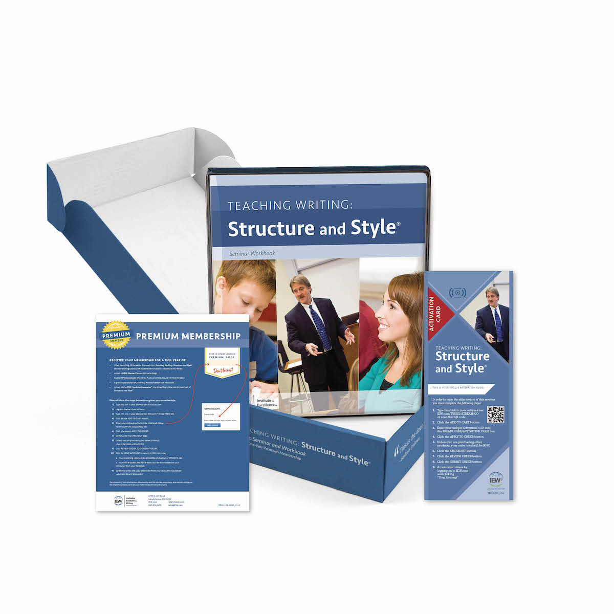 Teaching Writing: Structure and Style®, Second Edition [Forever Streaming or DVD Video Seminar, Workbook, Premium Membership]