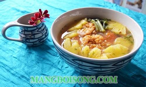 2.2. Trứng cá chép nấu canh chua