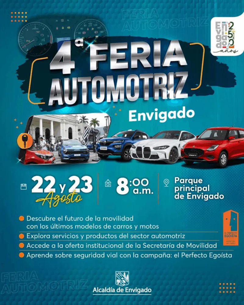 Envigado será epicentro de la innovación automotriz con la Feria 2025