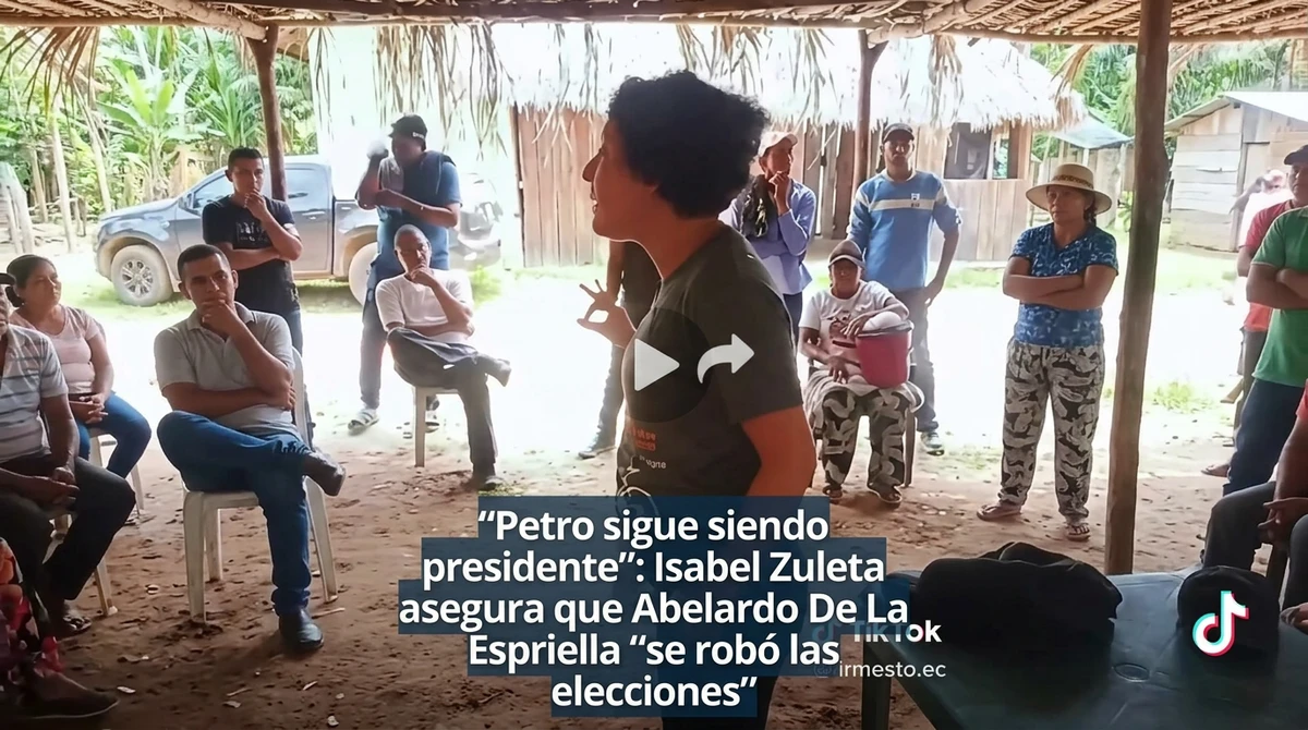 Isabel Zuleta desata polémica: Niega que Petro sea 'expresidente' y alega fraude electoral sin pruebas