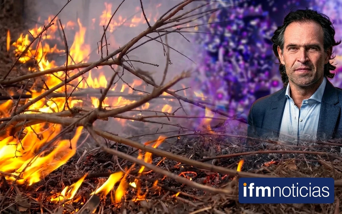 Mano criminal detrás de  incendios forestales. Alerta en Medellín.