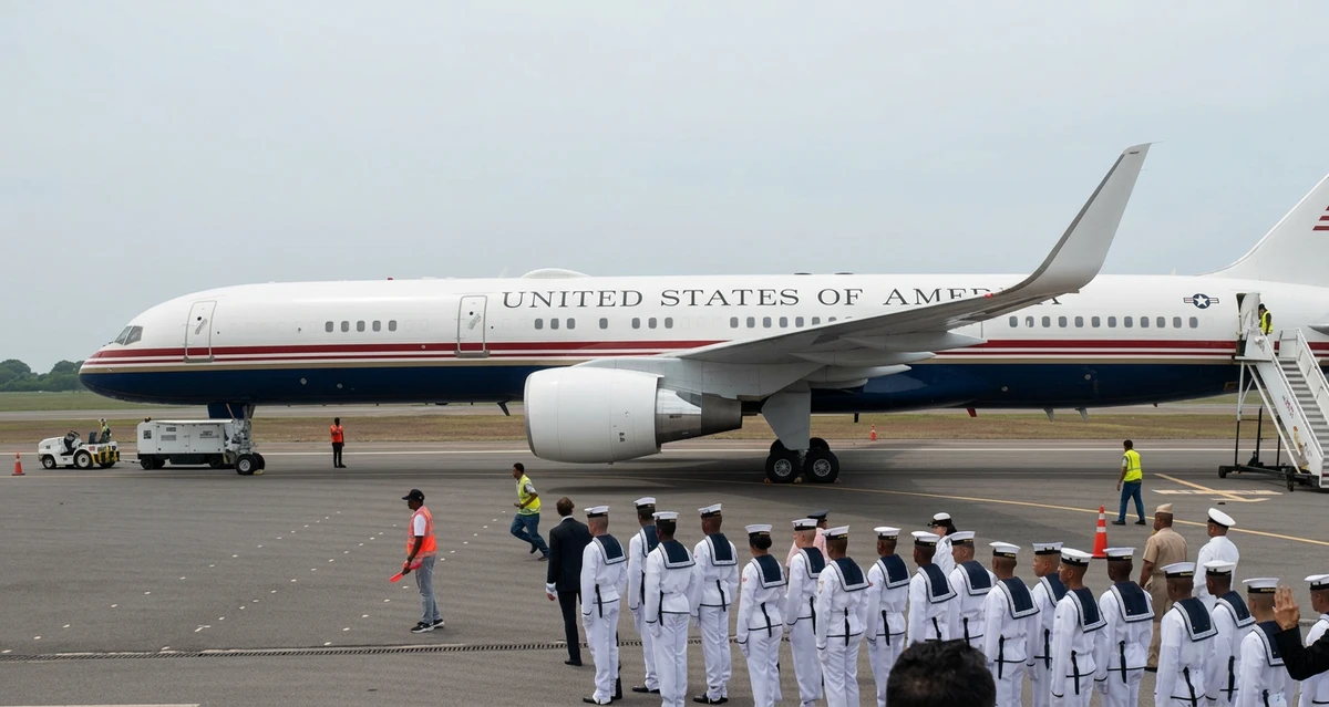 Llegada de Marco Rubio a Barranquilla. Inicio de una gira estratégica por Sudamérica