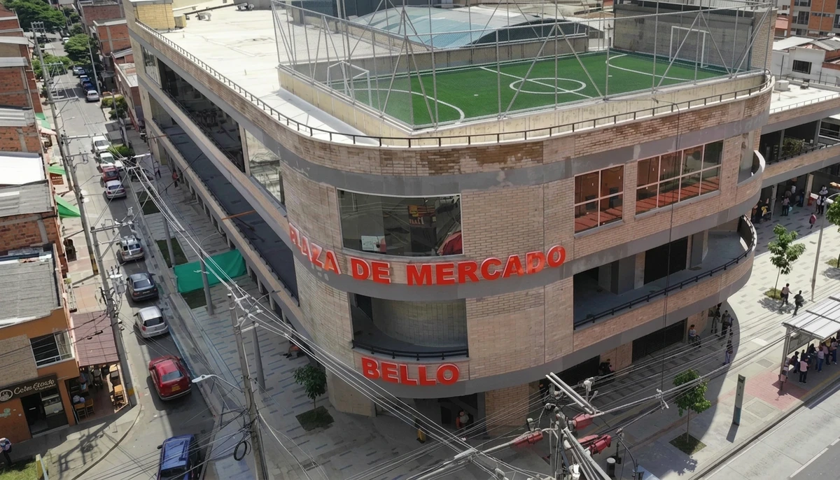 La Plaza de Mercado de Bello se prepara para su reapertura