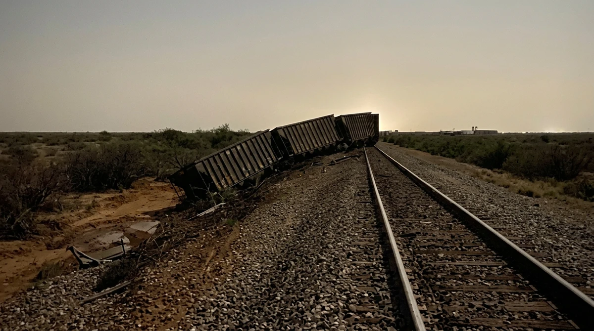 Ataque con explosivos a tren de Cerrejón en La Guajira. 20 vagones destruidos
