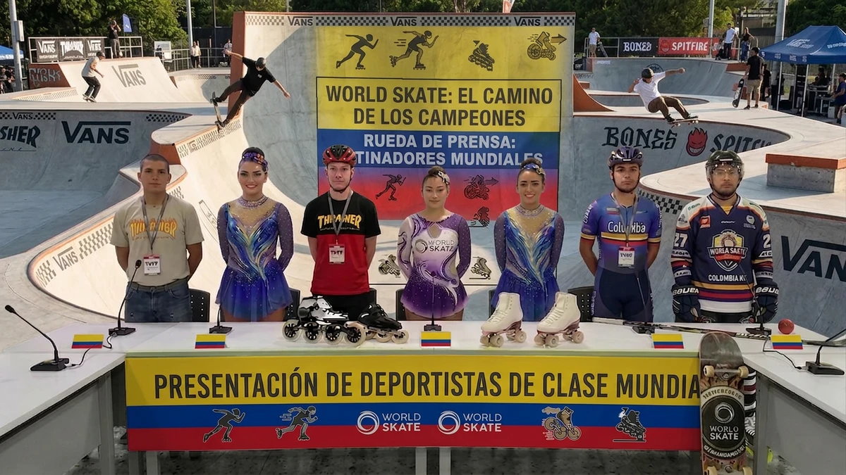 Colombia está preparando su participación en los World Skate Games Asunción 2026 con 166 atletas