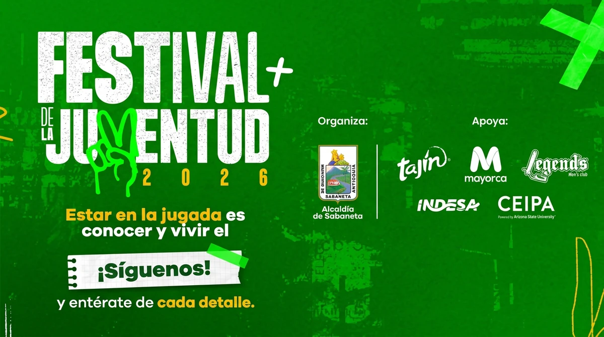 Sabaneta se alista para una edición sin precedentes del Festival de la Juventud 2026