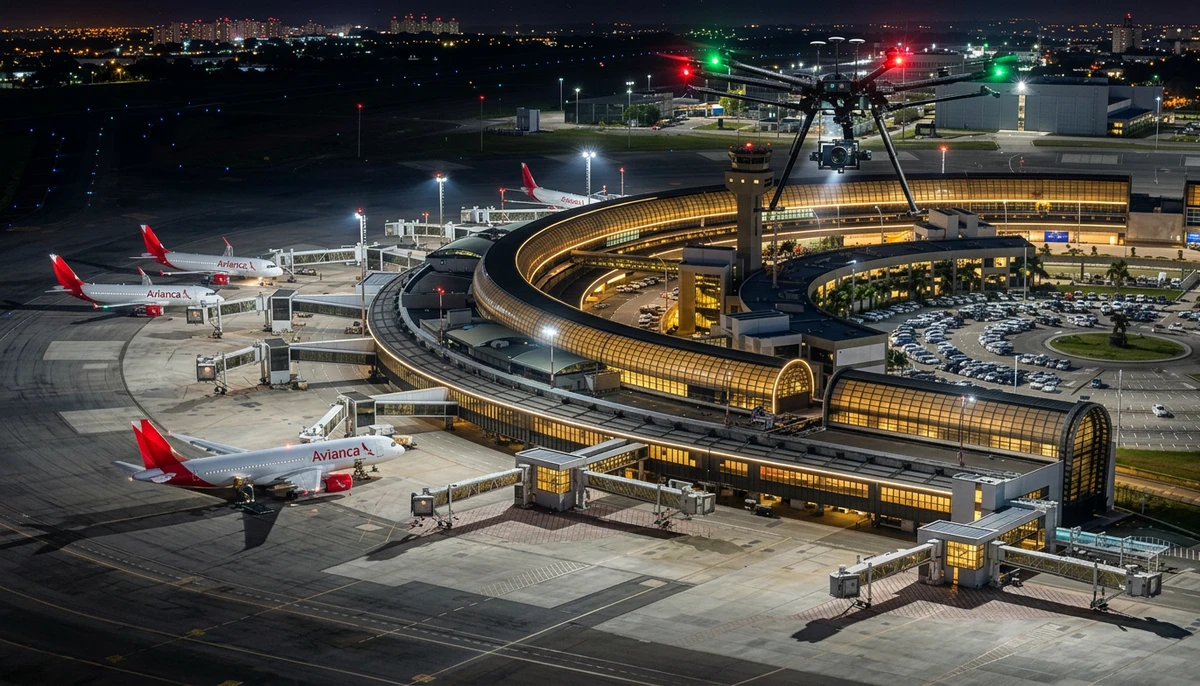 Un dron no autorizado obligó a suspender las operaciones del aeropuerto José María Córdova y reabre el debate sobre la seguridad aérea