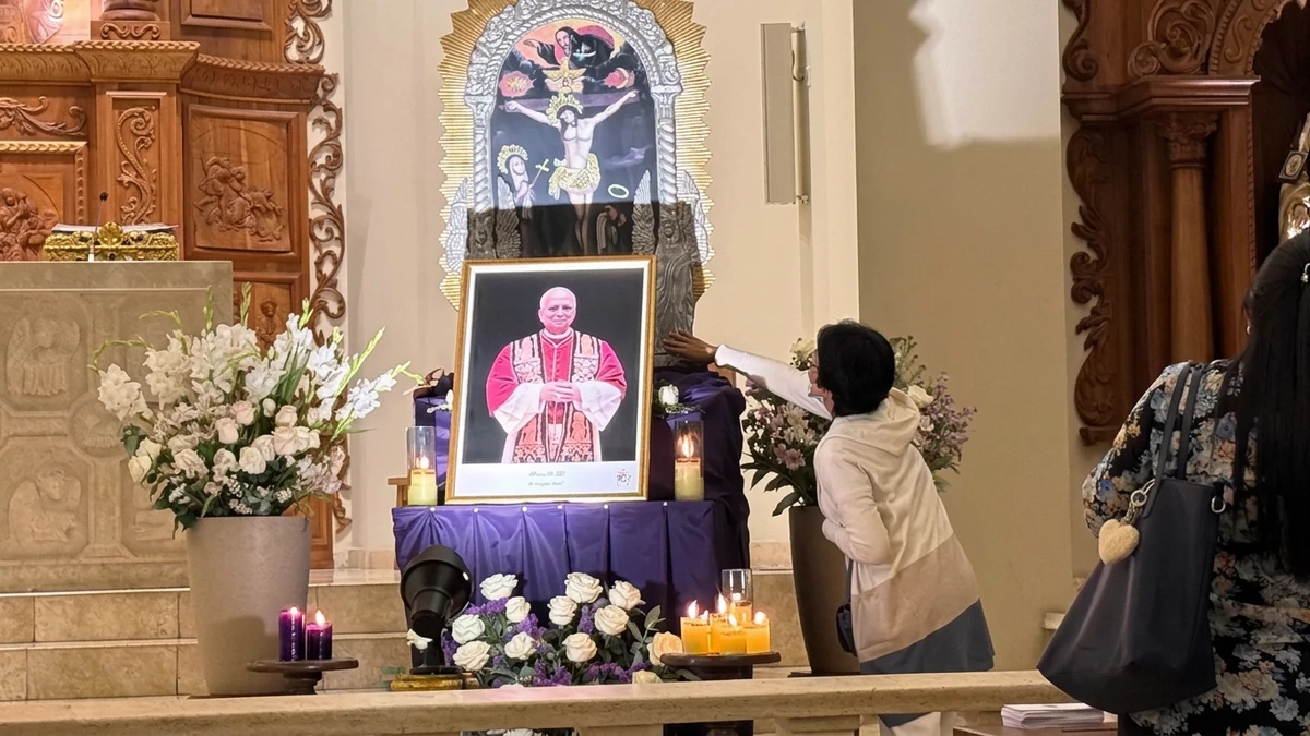 Feligreses se unieron en oración por la salud del papa León XIV tras exitosa cirugía pulmonar