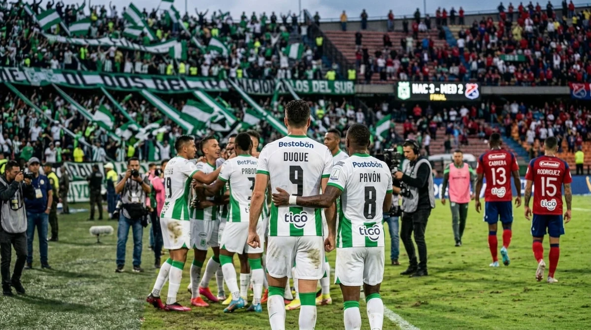 Atlético Nacional eliminó a Medellín en un clásico de cinco goles y avanza a semifinales de la Copa BetPlay. Lo que sigue
