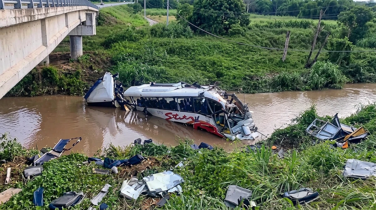 Tragedia en el vallenato: dos músicos de Kbeto Zuleta murieron al caer el bus de la agrupación al río Ariguaní