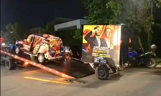 Denuncian presunta obstrucción a campaña presidencial en La Estrella, Antioquia, tras inmovilización de "El Tigretón"