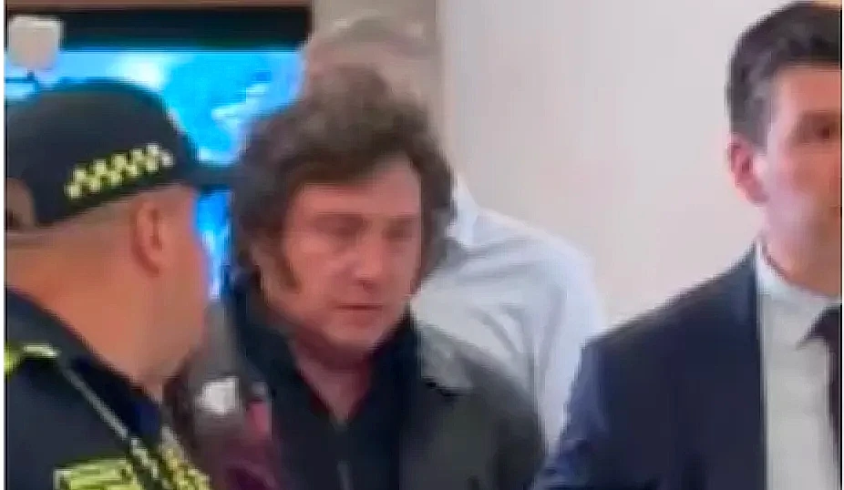 Javier Milei llegó a Cali para asistir a la posesión presidencial de Abelardo De La Espriella