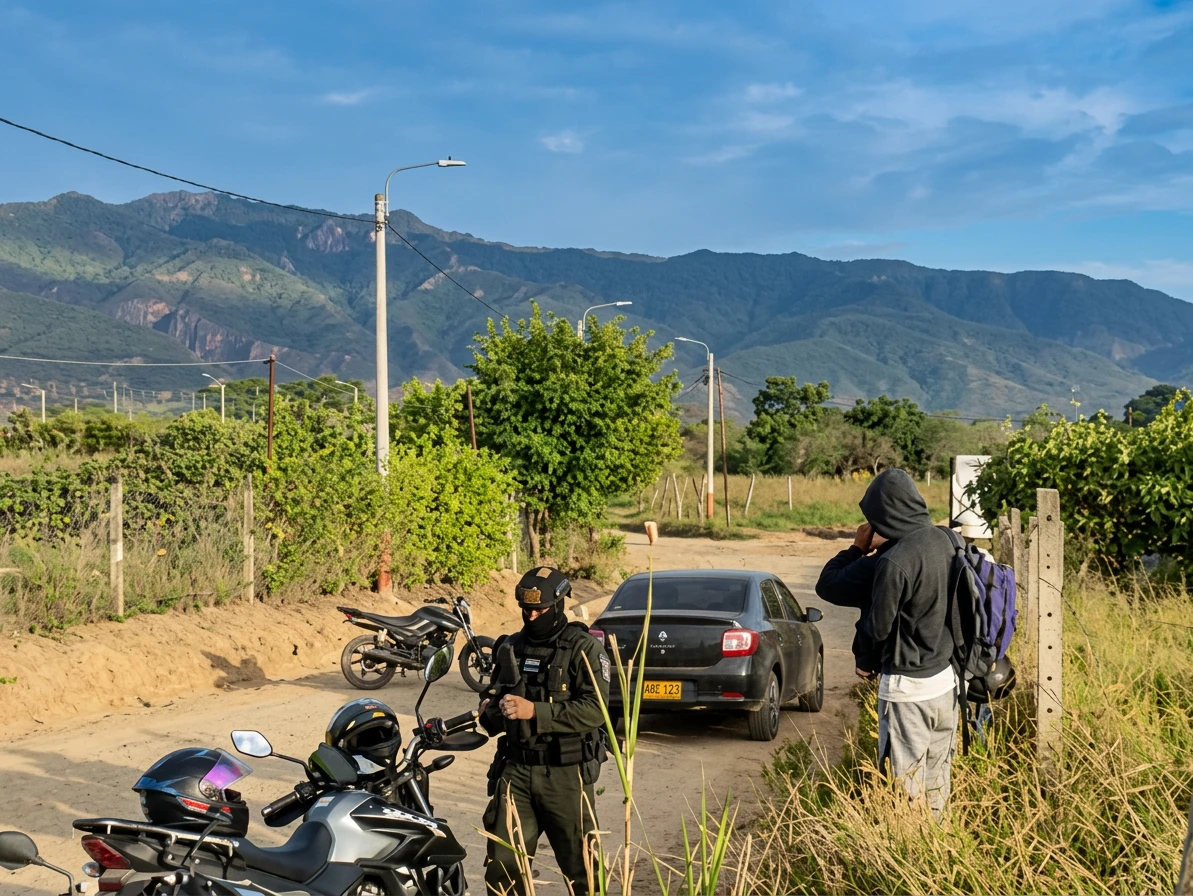 Restringieron paso hacia la cárcel de Palogordo por presencia de cilindro abandonado