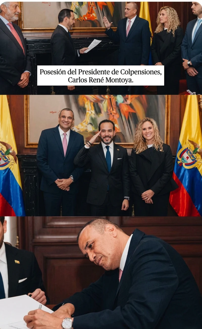 Colpensiones tiene nuevo presidente: Carlos René Montoya asumió el cargo