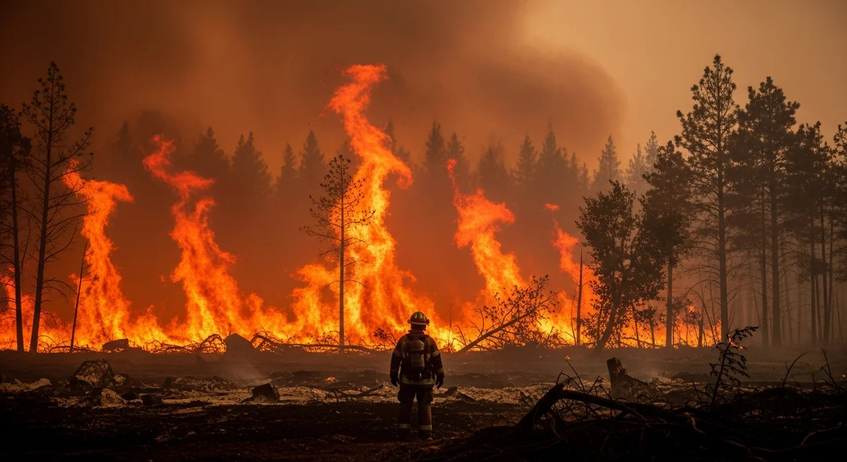 Incendios forestales arrasan el oeste de Estados Unidos y dejan al menos tres bomberos muertos en vísperas del 4 de julio