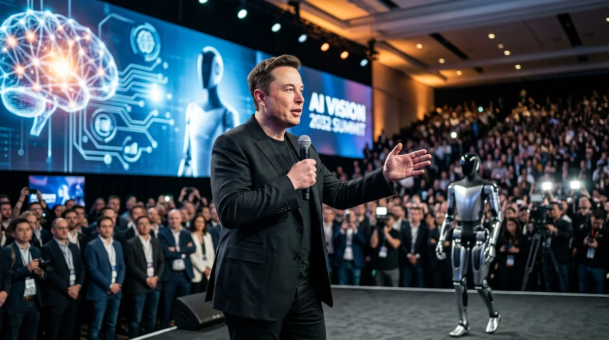 Elon Musk anticipa una revolución tecnológica impulsada por la inteligencia artificial y los robots humanoides al 2032