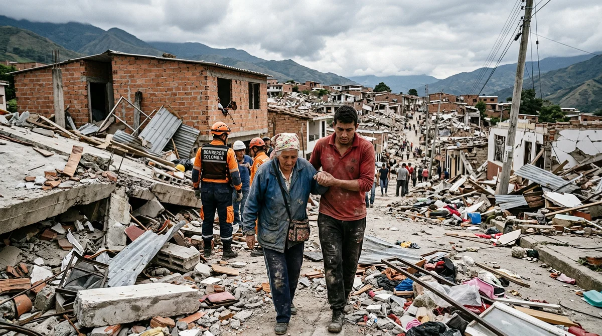Terremoto en Colombia dejaría pérdidas económicas iniciales por $20 billones, recursos necesarios para la reconstrucción 