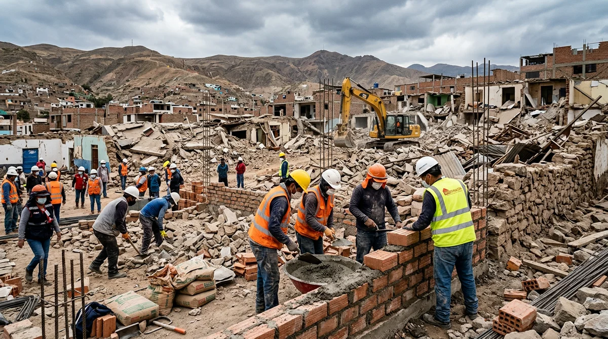 Gobierno estudia ampliar las obras por impuestos para acelerar la reconstrucción tras el terremoto
