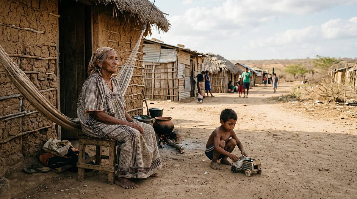 Chocó y La Guajira registran los mayores niveles de pobreza monetaria en Colombia, según el DANE