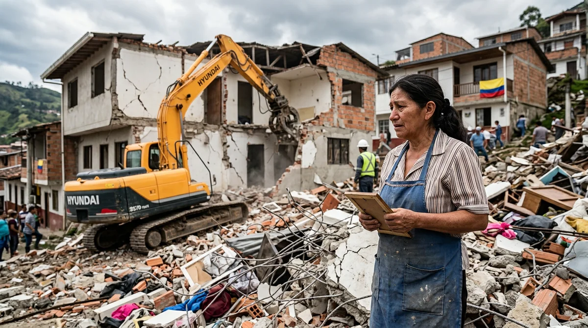 (ESPECIAL) El costo oculto de la reconstrucción. El drama de la demolición post-terremoto en colombia