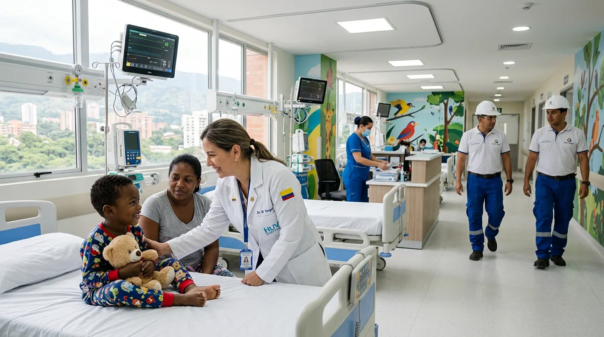 Un salvavidas para el HUV: Grupo Trusot lidera la reconstrucción pediátrica en Cali