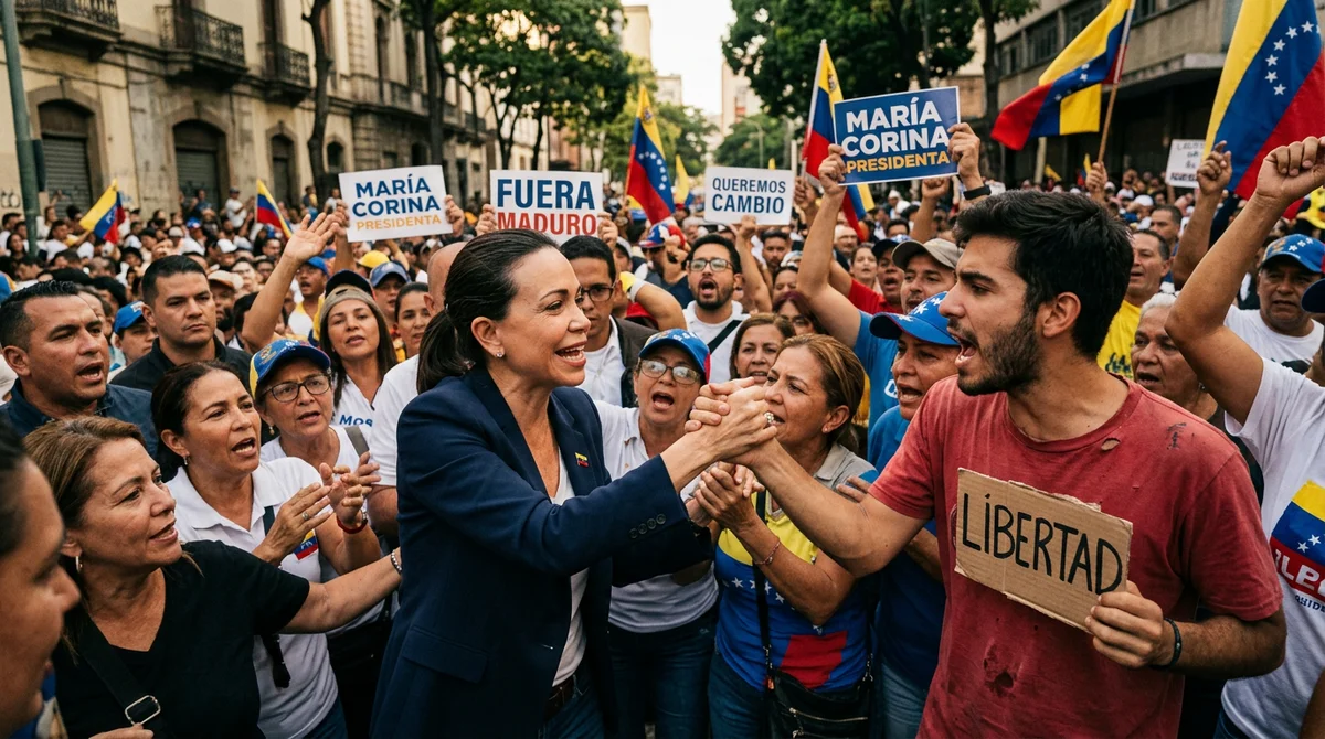 Encuesta midió el pulso venezolano: descontento generalizado y el ascenso imparable de María Corina Machado