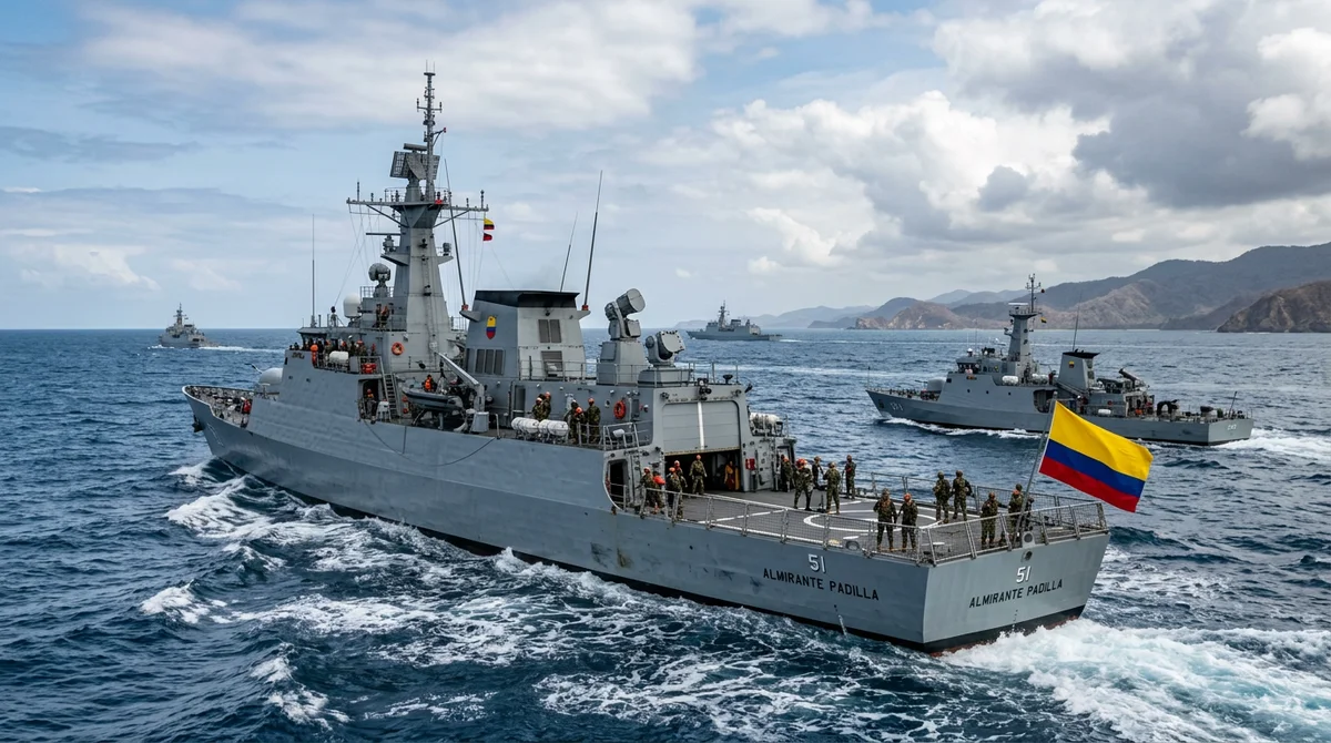 Armada de Colombia refuerza su capacidad operativa en el Caribe con ejercicios navales