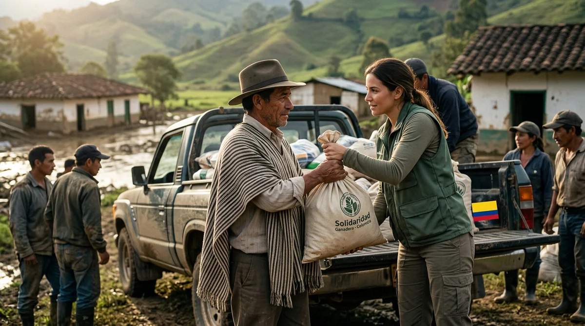 Solidaridad ganadera. Apoyo vital para damnificados en Colombia