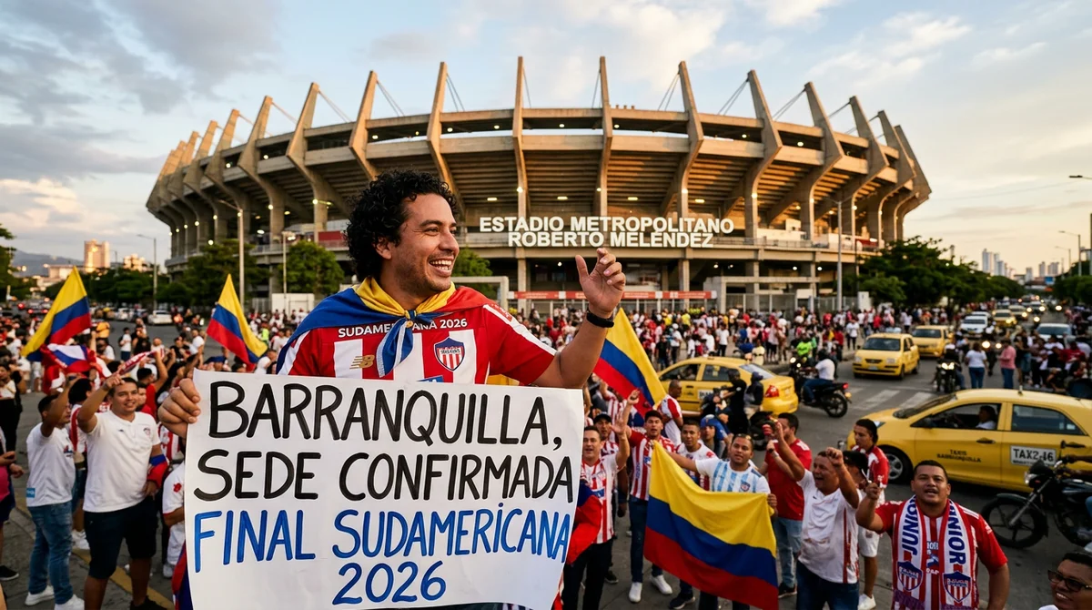 Barranquilla se mantiene como sede de la final de la Copa Sudamericana 2026 pese a rumores de traslado