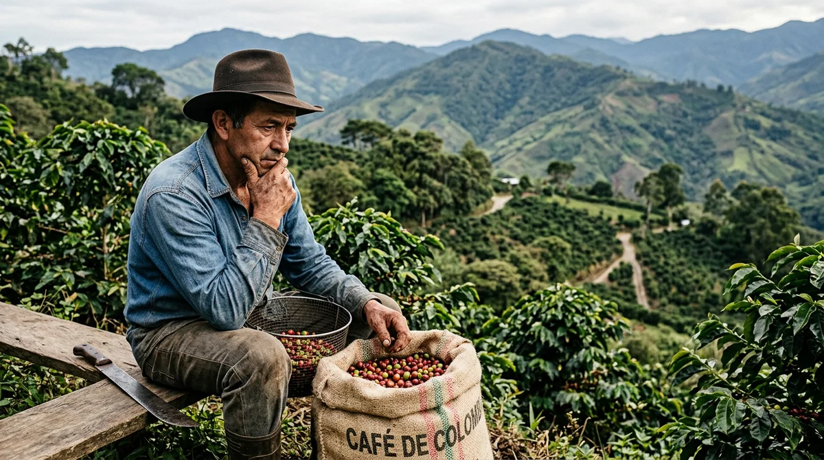 Se enfría la bonanza cafetera: precios bajos y un peso fuerte estrechan los ingresos de los productores colombianos