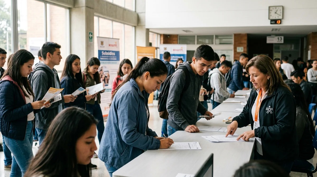 Bogotá abre 761 subsidios para estudiantes de la Etitc y el Sena, con cierre el 13 de octubre