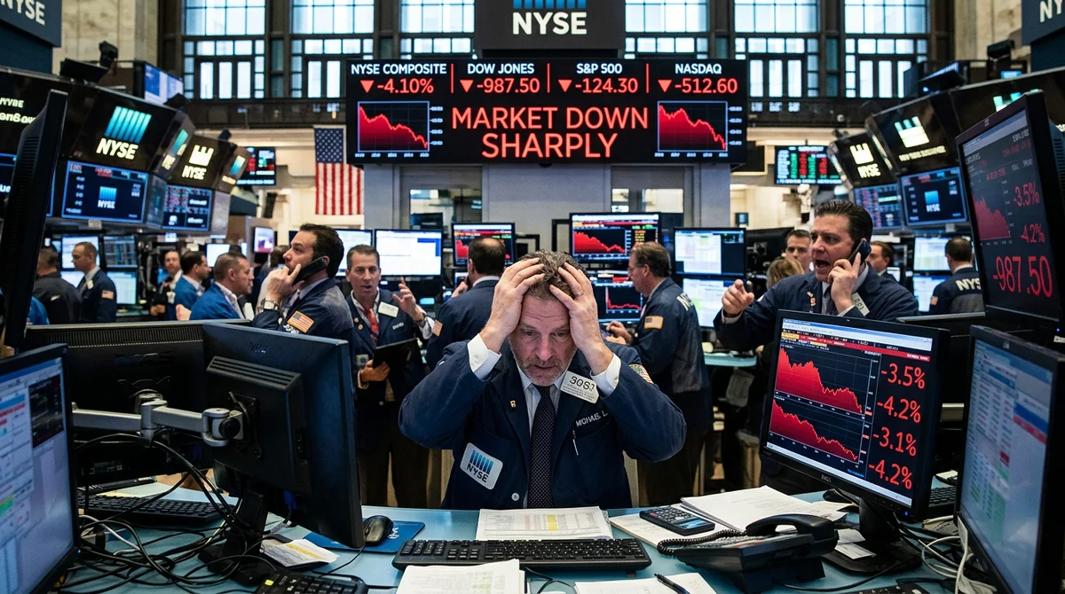 Wall Street sufre su peor jornada desde abril tras la amenaza de Trump de gravar con 100% los productos chinos