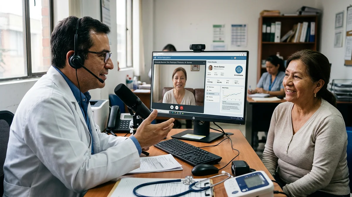 Colombia actualizó las reglas de la telemedicina: la IA solo podrá ser apoyo del médico