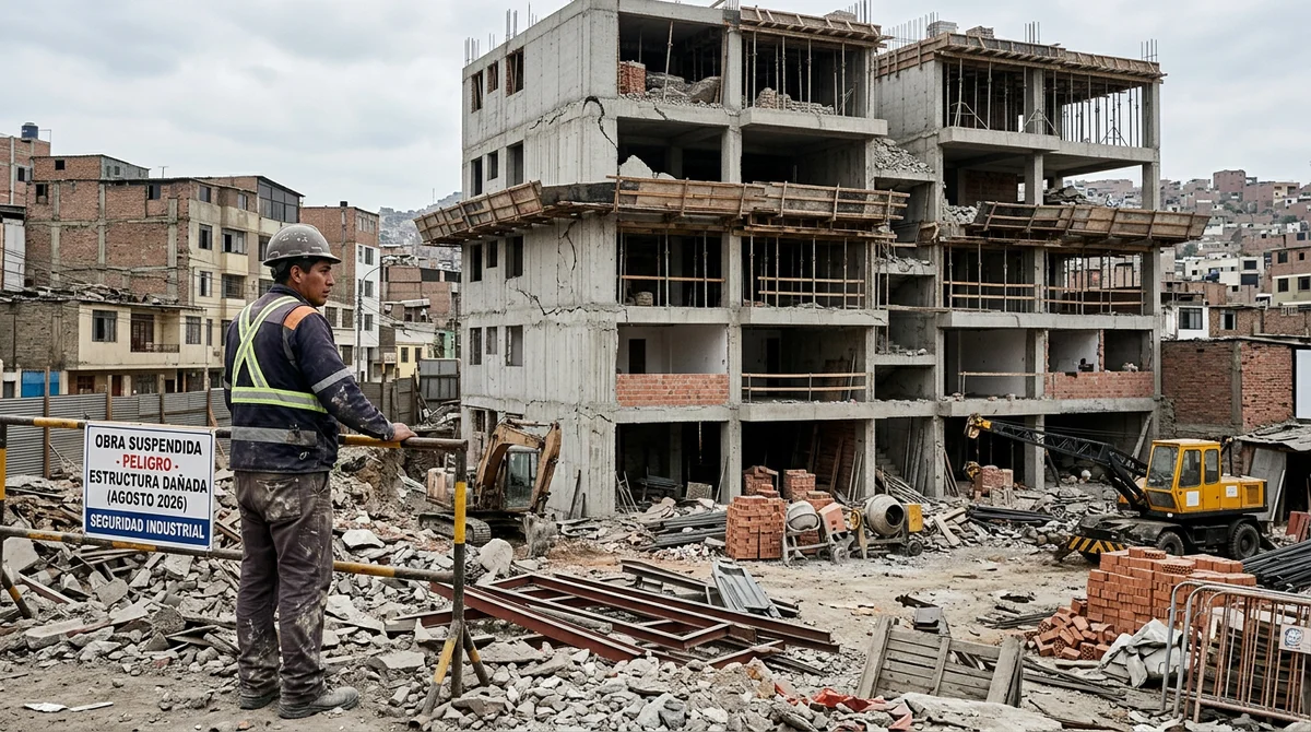 La construcción de vivienda profundiza su caída en 2026 y el sismo de agosto agravó el panorama