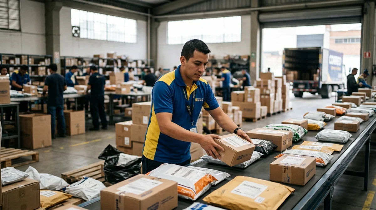 La mensajería expresa movió 87,9 millones de envíos en Colombia mientras el correo tradicional se hunde