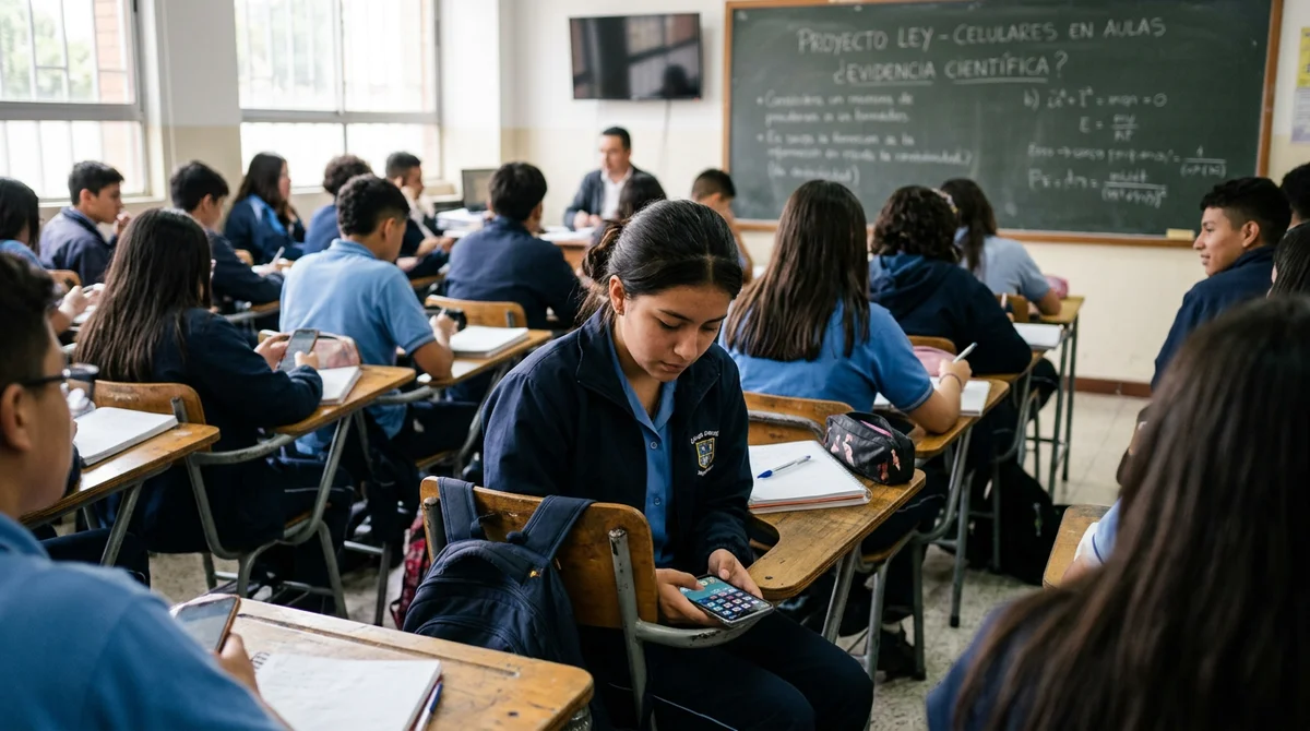 Celulares en los colegios: la evidencia científica no es concluyente y Colombia avanza hacia la regulación