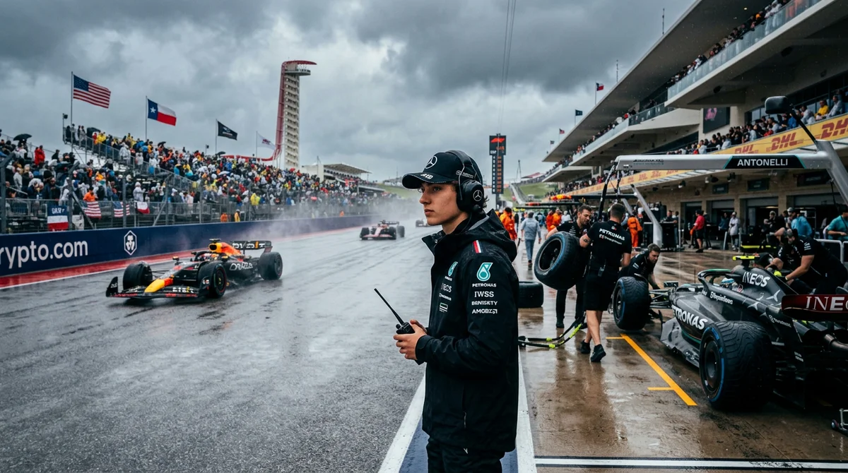 Austin recibe a la Fórmula 1 con pronóstico de lluvia y a Antonelli al frente del Mundial