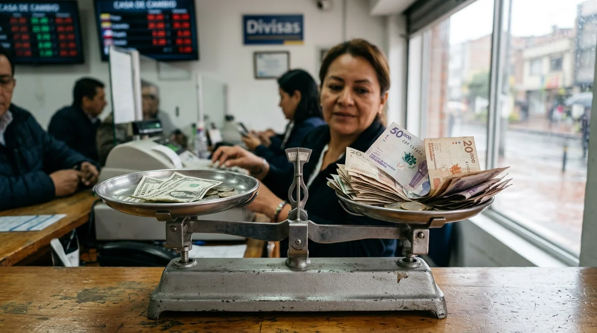 El peso colombiano se fortalece: el dólar cae a su nivel más bajo en más de un mes
