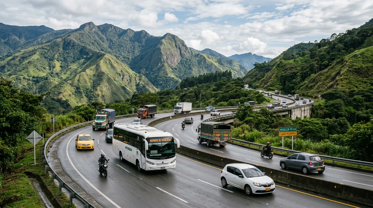 Reporte de movilidad en Antioquia: Estado de las vías y recomendaciones para el fin de semana