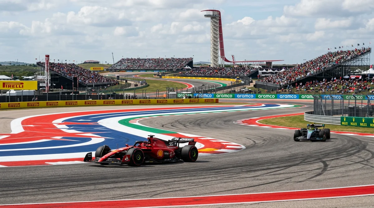 Leclerc mandó en la primera práctica de Austin y Antonelli, aspirante al título, quedó quinto