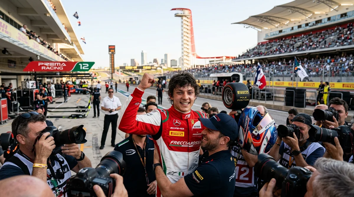 Antonelli logra la pole en Austin y llega con opciones de título a la carrera del domingo
