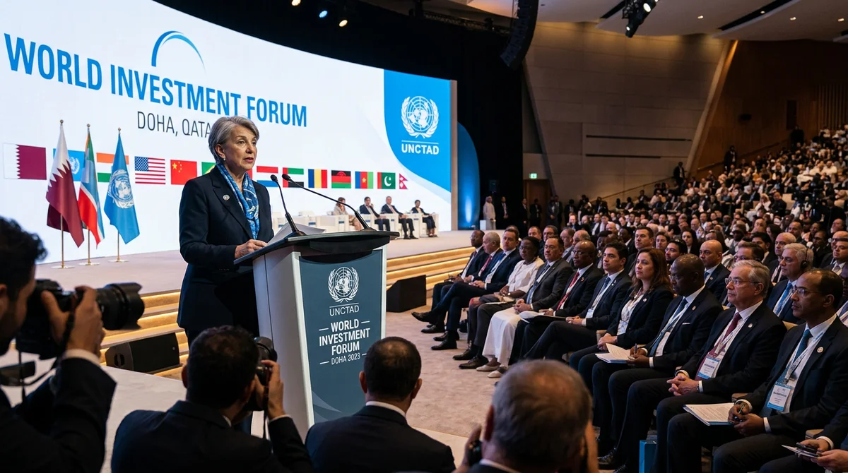 La ONU inaugura en Doha el Foro Mundial de Inversiones con una alerta sobre la concentración del capital global