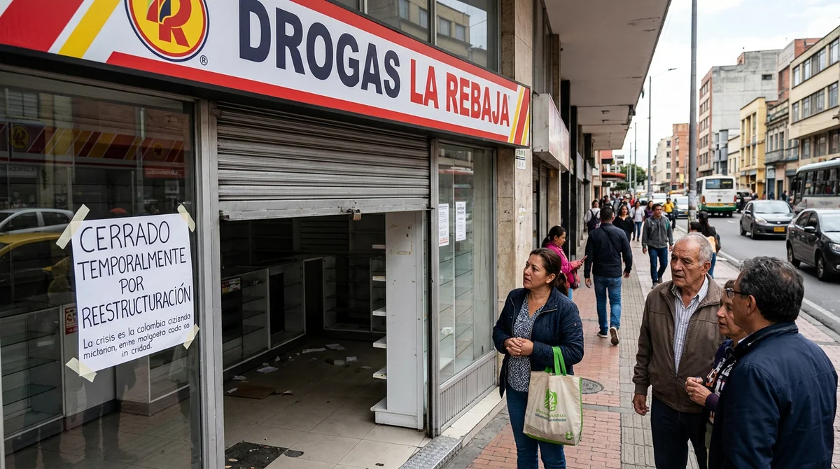 Incertidumbre en Drogas La Rebaja: Pérdidas de $170.000 millones y cierre de un centenar de sedes