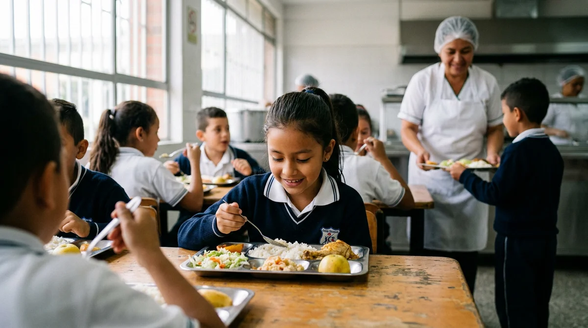 PAE 2027: Gobierno proyecta $3,1 billones y apunta a alimentar al 88 % de los estudiantes de colegios oficiales