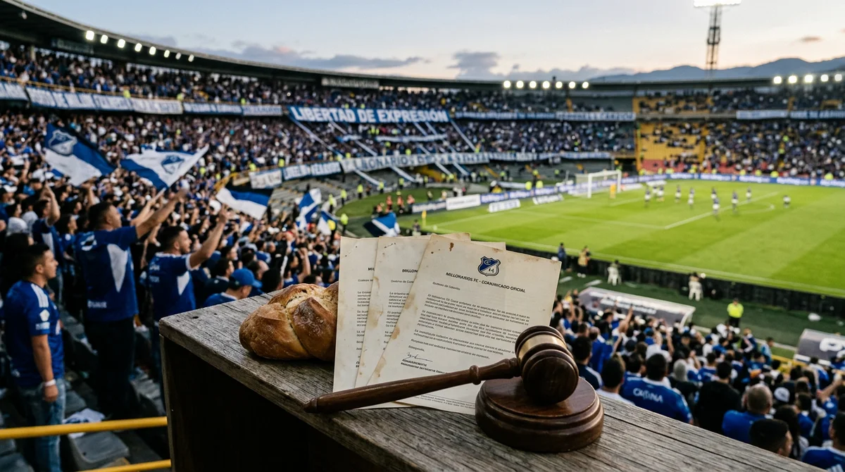 Millonarios acata la sentencia de la Corte Constitucional y reconoce que censurar pancartas críticas vulneró la libertad de expresión