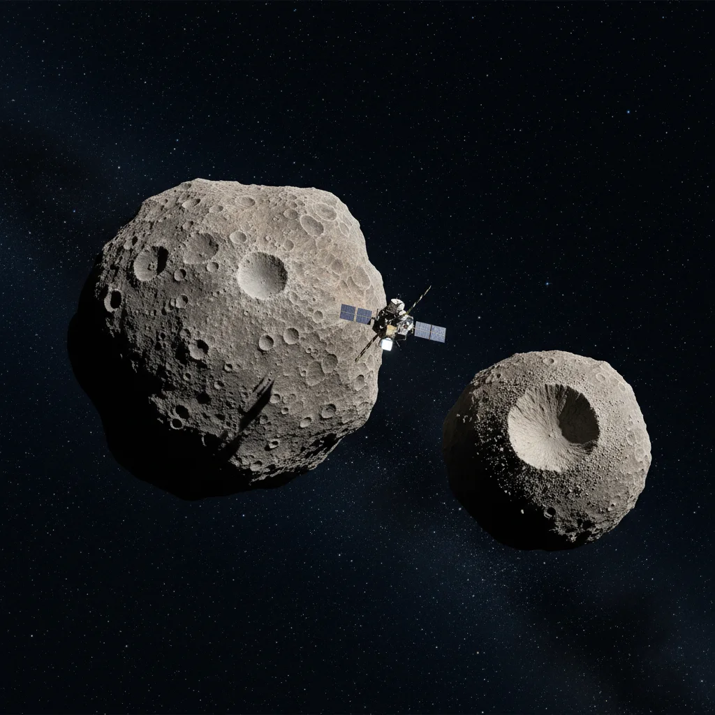 La sonda Hera ya distingue los dos asteroides que la humanidad desvió en 2022